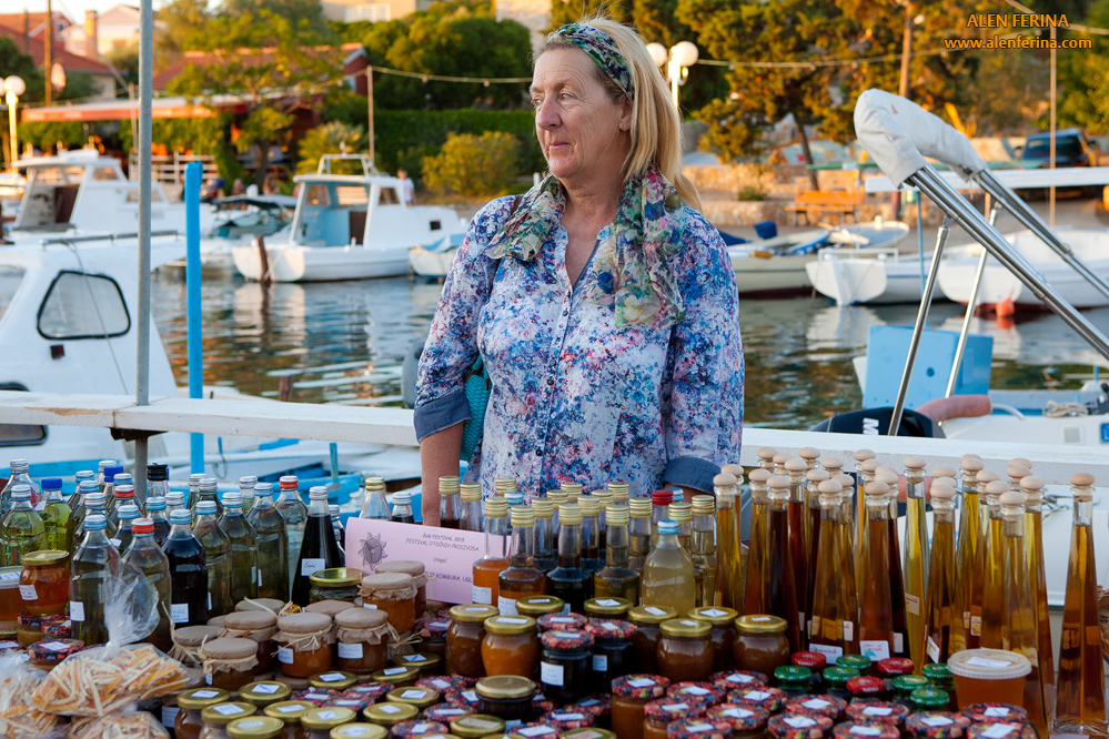 Open air fair of local products is held often during summer season.