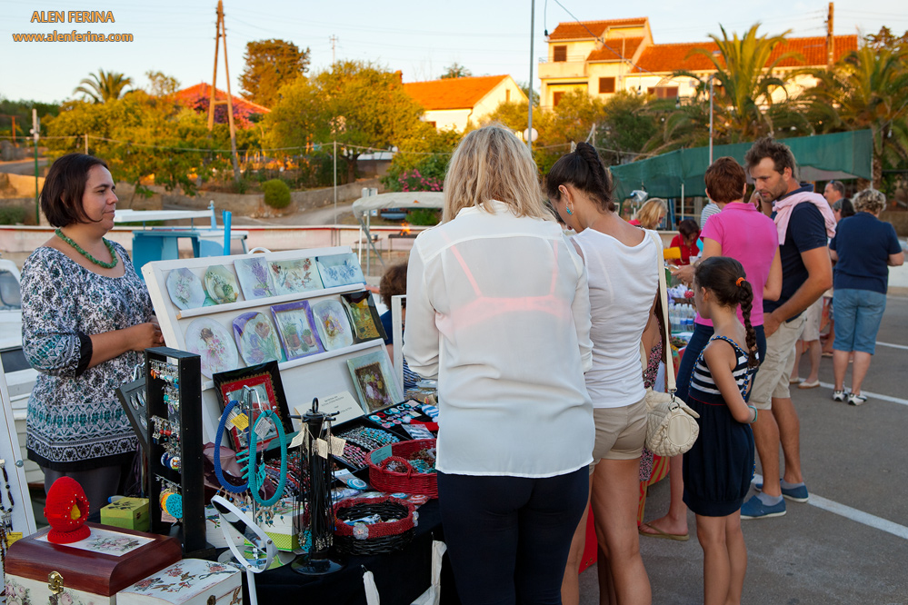 Open air fair of local products is held often during summer season.