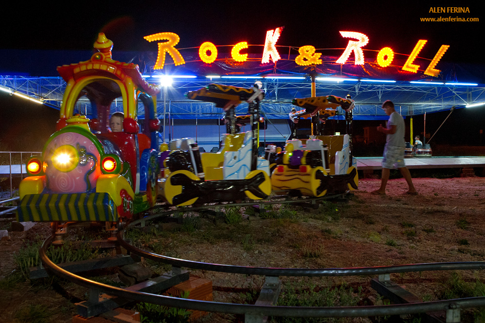 Fun park in the center of place Ugljan.