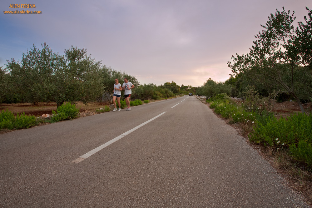 There are plenty of low traffic roads for jogging.